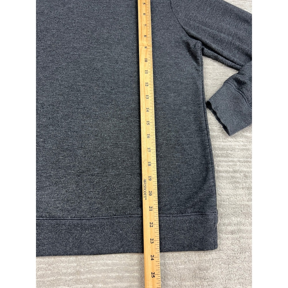Stars Above Sweatshirt Womens M Gray Beautifully Soft Fleece Crew Neck Relaxed - Picture 3 of 10